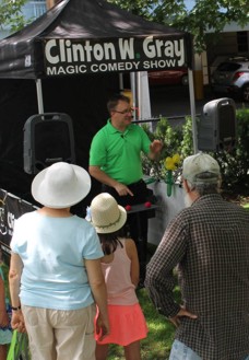 Clinton W. Gray's Magic Booth